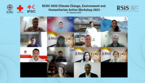 RCRC RSIS Climate Change Environment and Humanitarian Action Workshop 2023