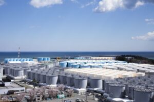 Treated water tank at Fukushima I Nuclear Power Plant 1
